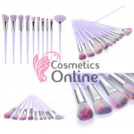 Pensule de Make-up 10 bucati Unicorn Curcubeu Profesionale MKB08 Pensule de Make-up 10 bucati Unicorn Curcubeu Profesionale MKB08